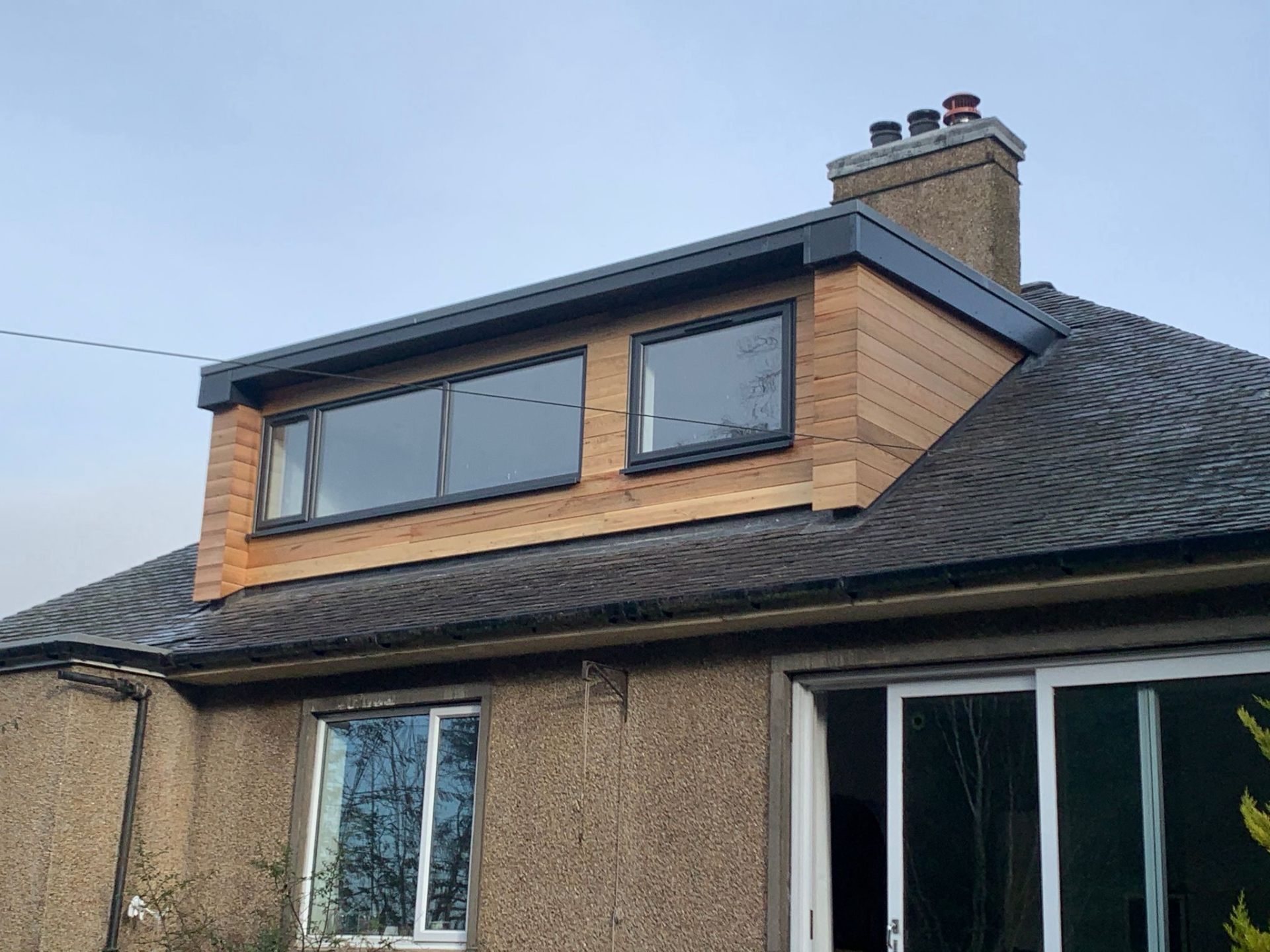 Cedar-Clad Dormer Extension by Marshall & Co in Kinross