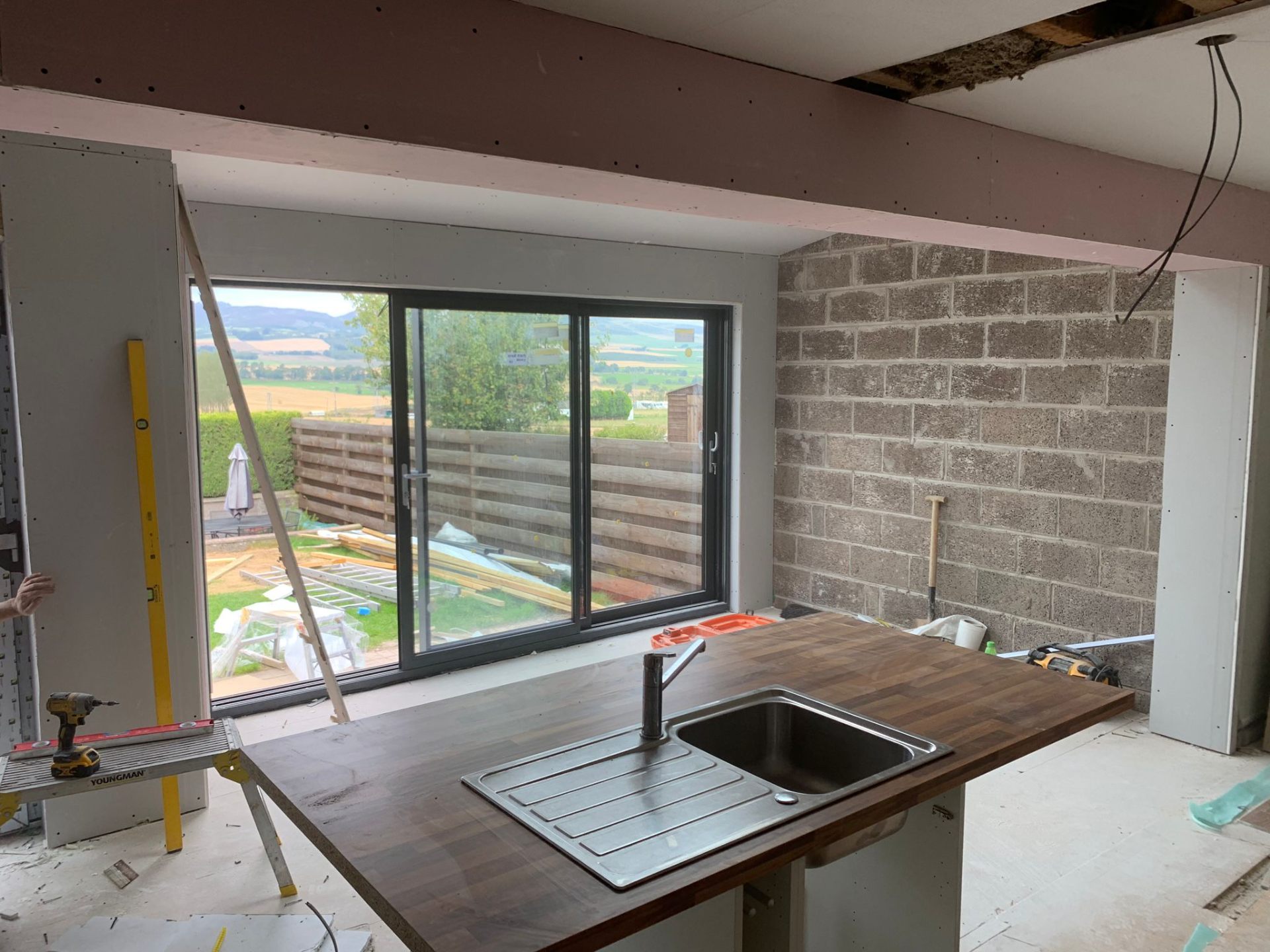 Kitchen Extension — First Fix by Marshall & Co in Perthshire
