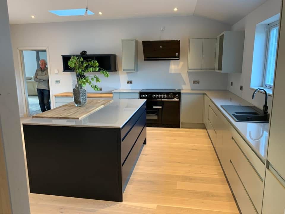 Kitchen with Island by Marshall & Co in Dundee