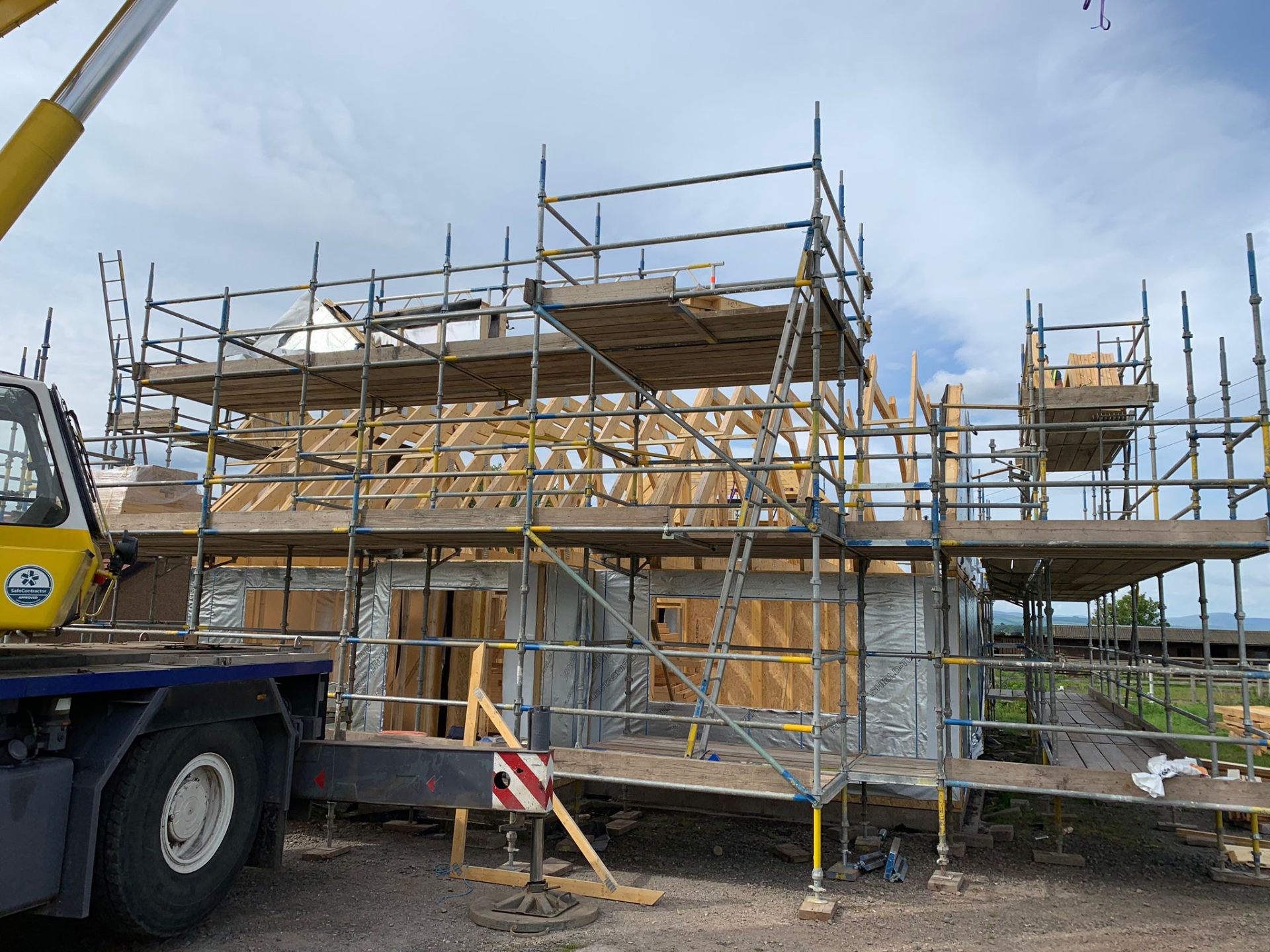 New Build — Crane Lift by Marshall & Co in Perthshire