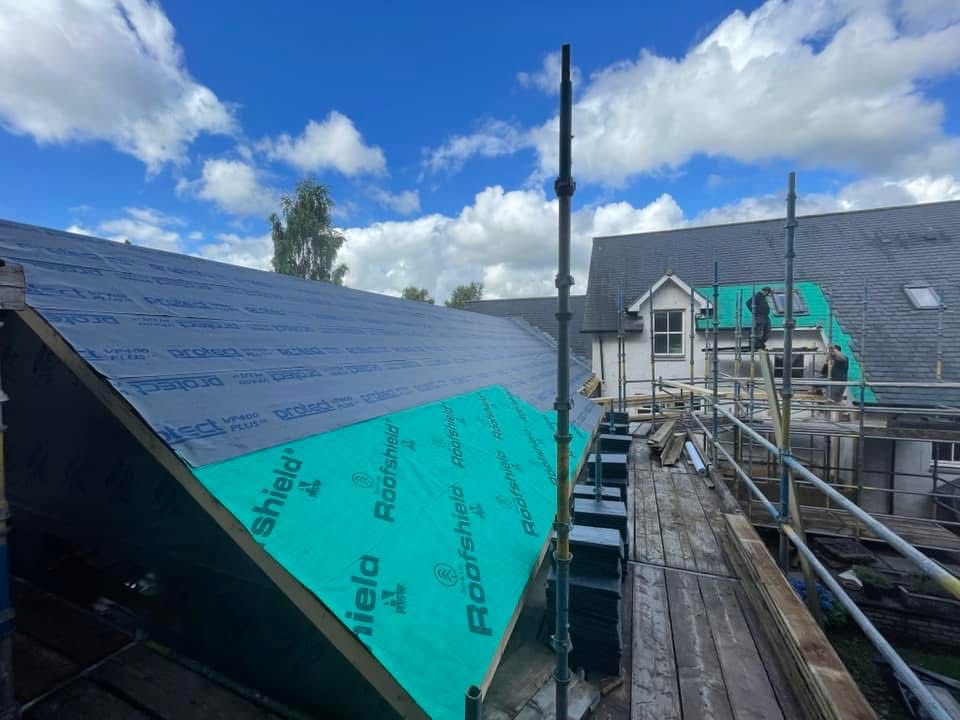 Pitched Roof Membrane Installation by Marshall & Co in Perth